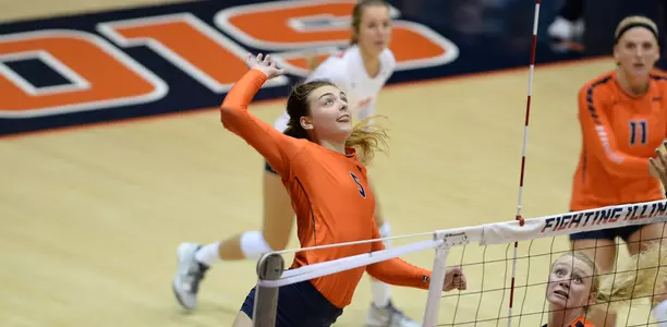 Ali Bastianelli - Illinois Volleyball Scrimmage 2015