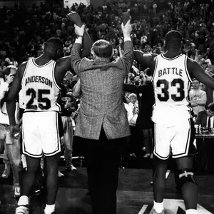 Illinois Basketball Coach Lou Henson
