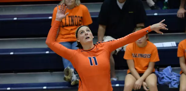 Katie Roustio - Illinois Volleyball Scrimmage 2015