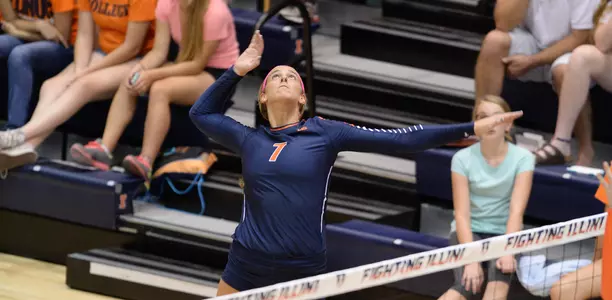 Jocelynn Birks - Illinois Volleyball Scrimmage - 2015