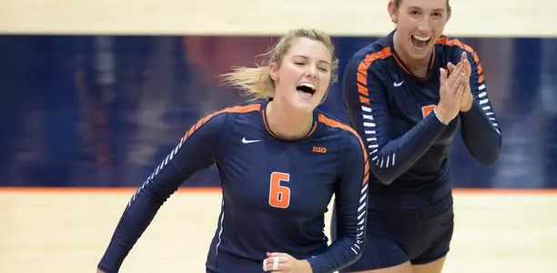 Maddie Mayers - Illinois Volleyball Scrimmage - 2015