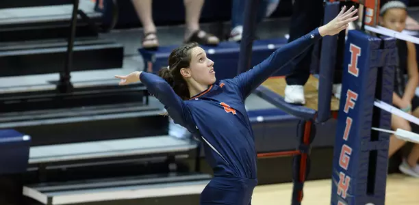 Michelle Strizak - Illinois Volleyball Scrimmage - 2015