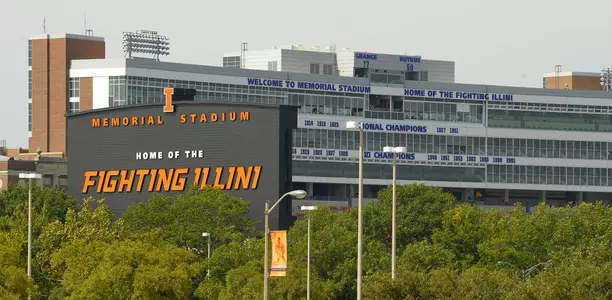 Memorial Stadium Exterior 2014 vs. Texas State