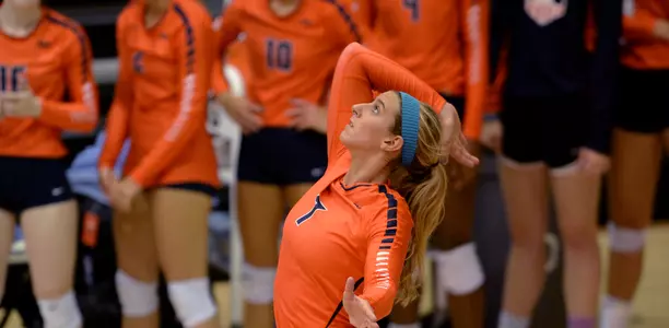 Jocelynn Birks Illinois Volleyball vs. Miami Ohio - 2015