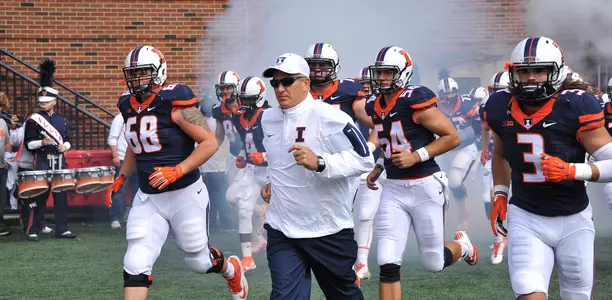 Bill Cubit - Illinois Football vs. Western Illinois - 2015
