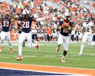 Jaylen Dunlap and Marchie Murdock touchdown vs. Western Illinois - 2015