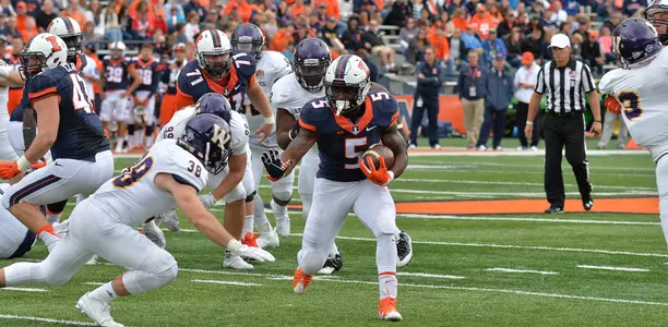 Ke'Shawn Vaughn - Illinois Football vs. Western Illinois - 2015