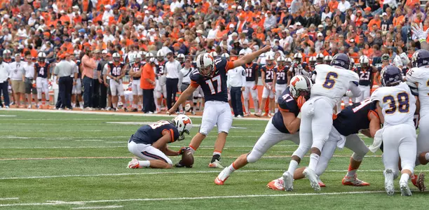 Taylor Zalewski - Illinois Football vs. Western Illinois - 2015