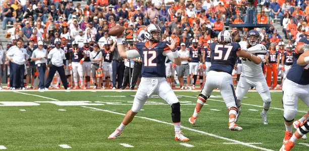 Wes Lunt - Illinois Football vs. Western Illinois - 2015