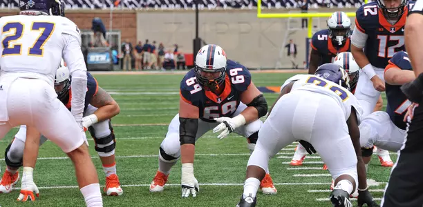 Ted Karras - Illinois vs. WIU - 2015