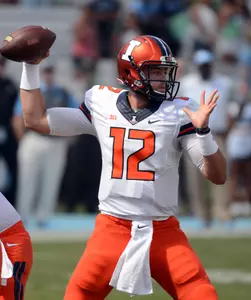 Wes Lunt - Illinois at North Carolina - 2015