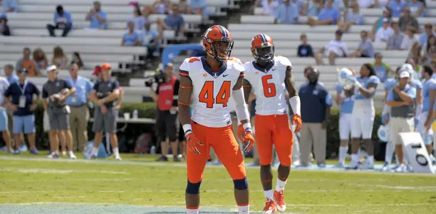 Julian Jones - Illinois Football vs. North Carolina - 2015
