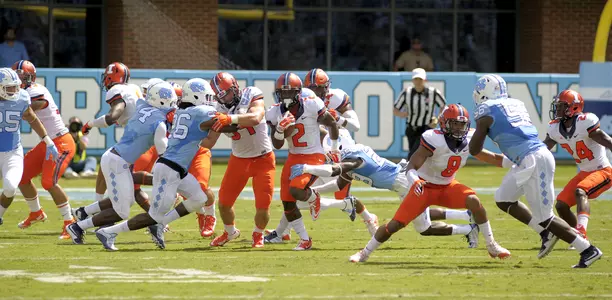 V'Angelo Bentley - Illinois Football vs. North Carolina - 2015