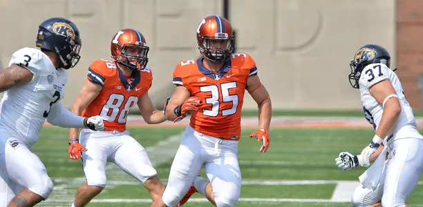 Sean White - Illinois Football vs. Kent State - 2015