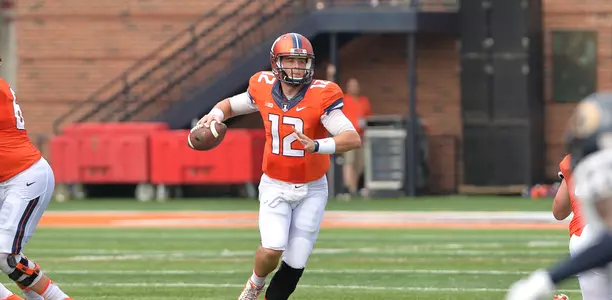 Wes Lunt - Illinois Football vs. Kent State - 2015