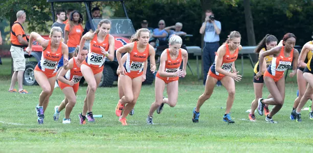 Women's Cross Country Team - Illini Challenge - 2015