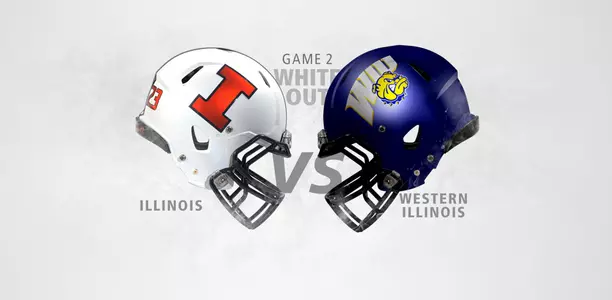 Game 2 Illinois vs. WIU Helmet Graphic