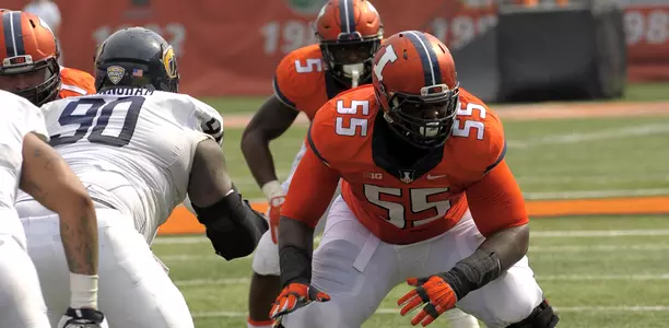 Chris Boles - Illinois Football vs. Kent State - 2015