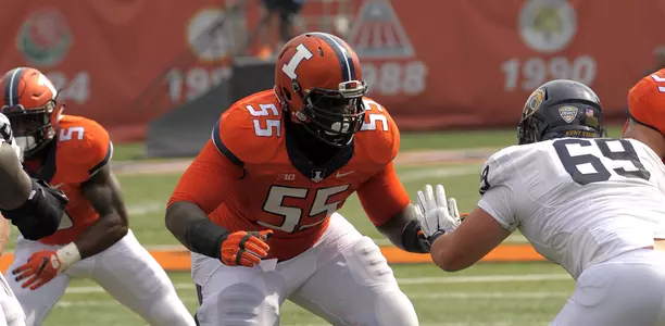Chris Boles - Illinois Football vs. Kent State - 2015