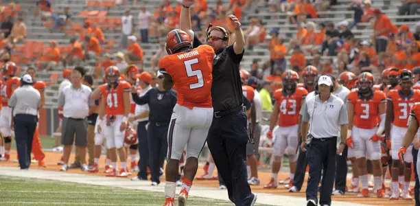 Ke'Shawn Vaughn - Illinois Football vs. Kent State - 2015