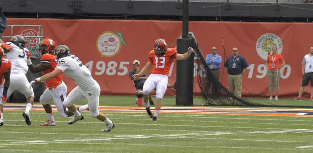Ryan Frain - Illinois Football vs. Kent State - 2015