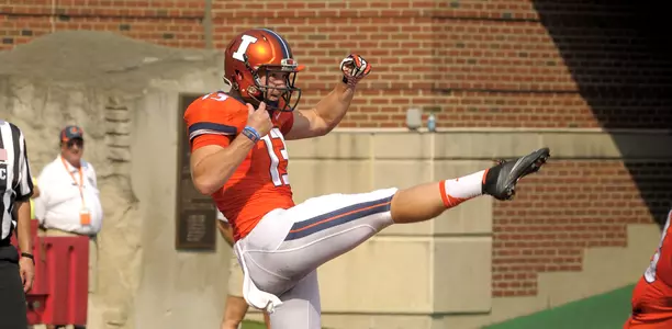 Ryan Frain - Illinois Football vs. Kent State - 2015