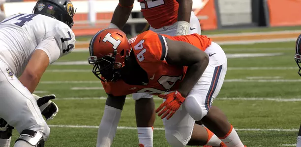 Tito Odenigbo - Illinois Football vs. Kent State - 2015