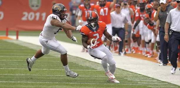 V'Angelo Bentley - Illinois Football vs. Kent State - 2015