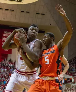 NCAA Basketball: Illinois at Indiana - Jalen Coleman-Lands