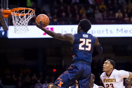 NCAA Basketball: Illinois at Minnesota - Kendrick Nunn