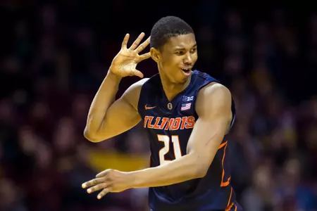 NCAA Basketball: Illinois at Minnesota - Malcolm Hill