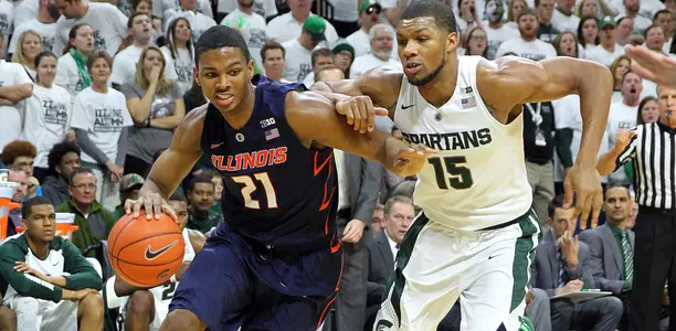NCAA Basketball: Illinois at Michigan State - Malcolm Hill