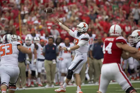 Wes Lunt NCAA Football: Illinois at Nebraska