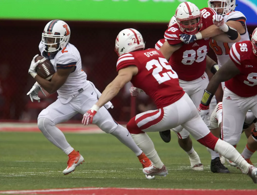 NCAA Football: Illinois at Nebraska