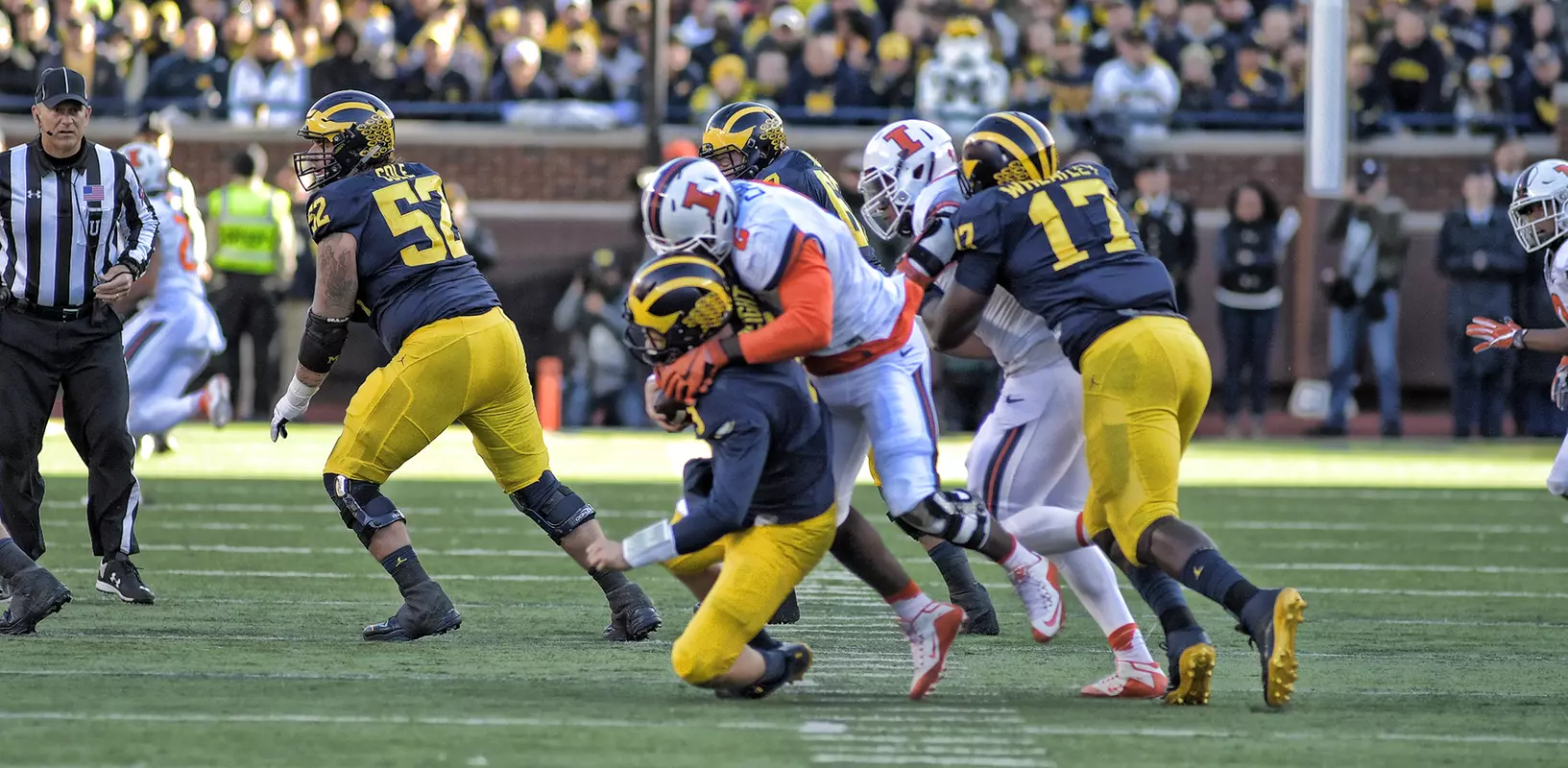 Carroll Phillips - Illinois vs. Michigan - October 22, 2016