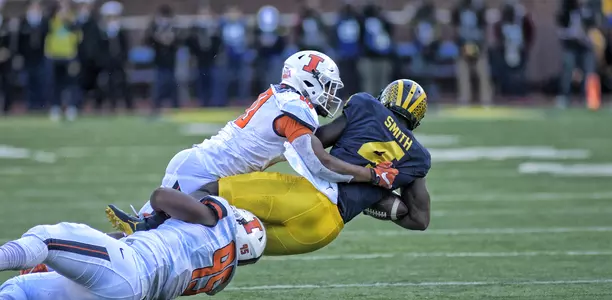 Hardy Nickerson - Illinois vs. Michigan - October 22, 2016