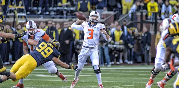 Jeff George Jr. - Illinois vs. Michigan - October 22, 2016