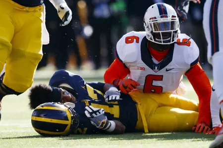 Carroll Phillips NCAA Football: Illinois at Michigan