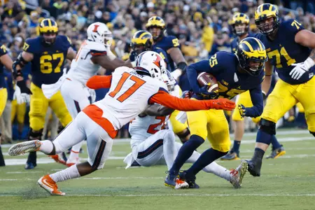 Stanley Green NCAA Football: Illinois at Michigan
