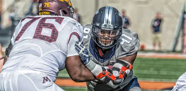Dawuane Smoot - Illinois vs. Minnesota - October 29, 2016