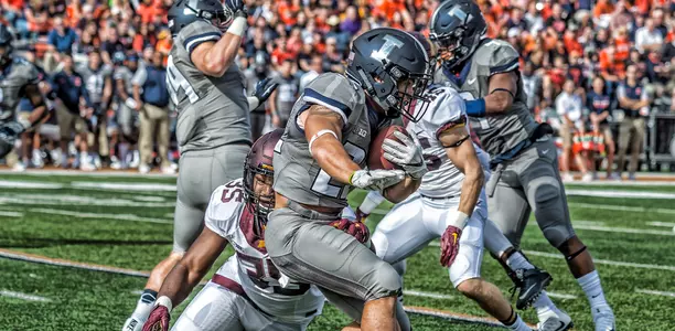 Kendrick Foster - Illinois vs. Minnesota - October 29, 2016