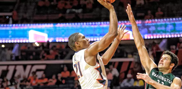 Malcolm Hill - Illinois vs. Washington University - October 30, 2016
