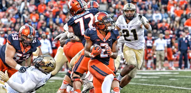 Reggie Corbin - Illinois vs. Purdue - October 8, 2016