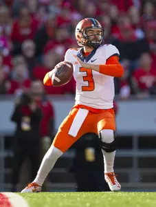 Jeff George NCAA Football: Illinois at Wisconsin
