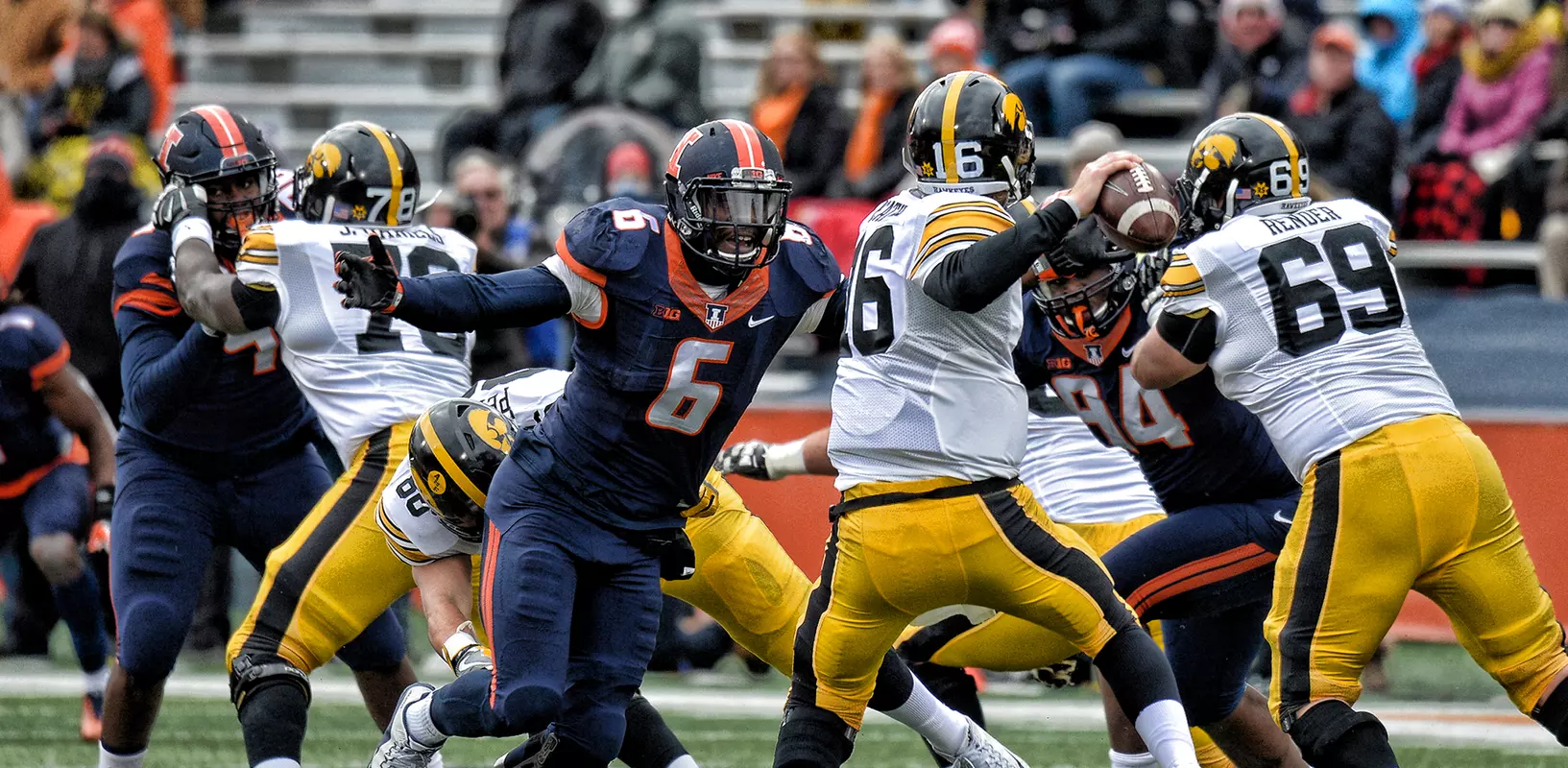 Carroll Phillips - Illinois vs. Iowa - Nov. 19, 2016