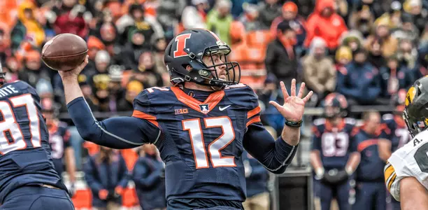 Wes Lunt - Illinois vs. Iowa - Nov. 19, 2016