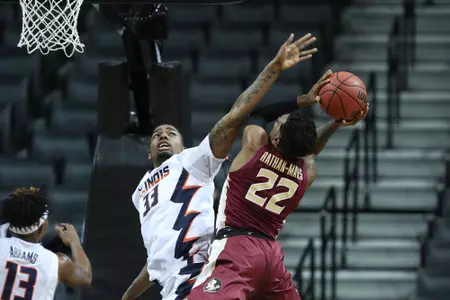 Mike Thorne NCAA Basketball: NIT Season Tip-Off-Florida State vs Illinois