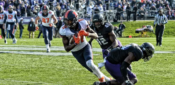 Malik Turner - Illinois vs. Northwestern - Nov. 26, 2016
