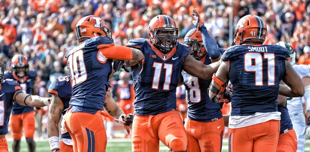 Chunky Defense Celebrate - Illinois vs. Michigan State - November 5, 2016