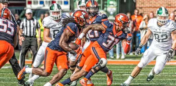 Jaylen Dunlap - Illinois vs. Michigan State - November 5, 2016